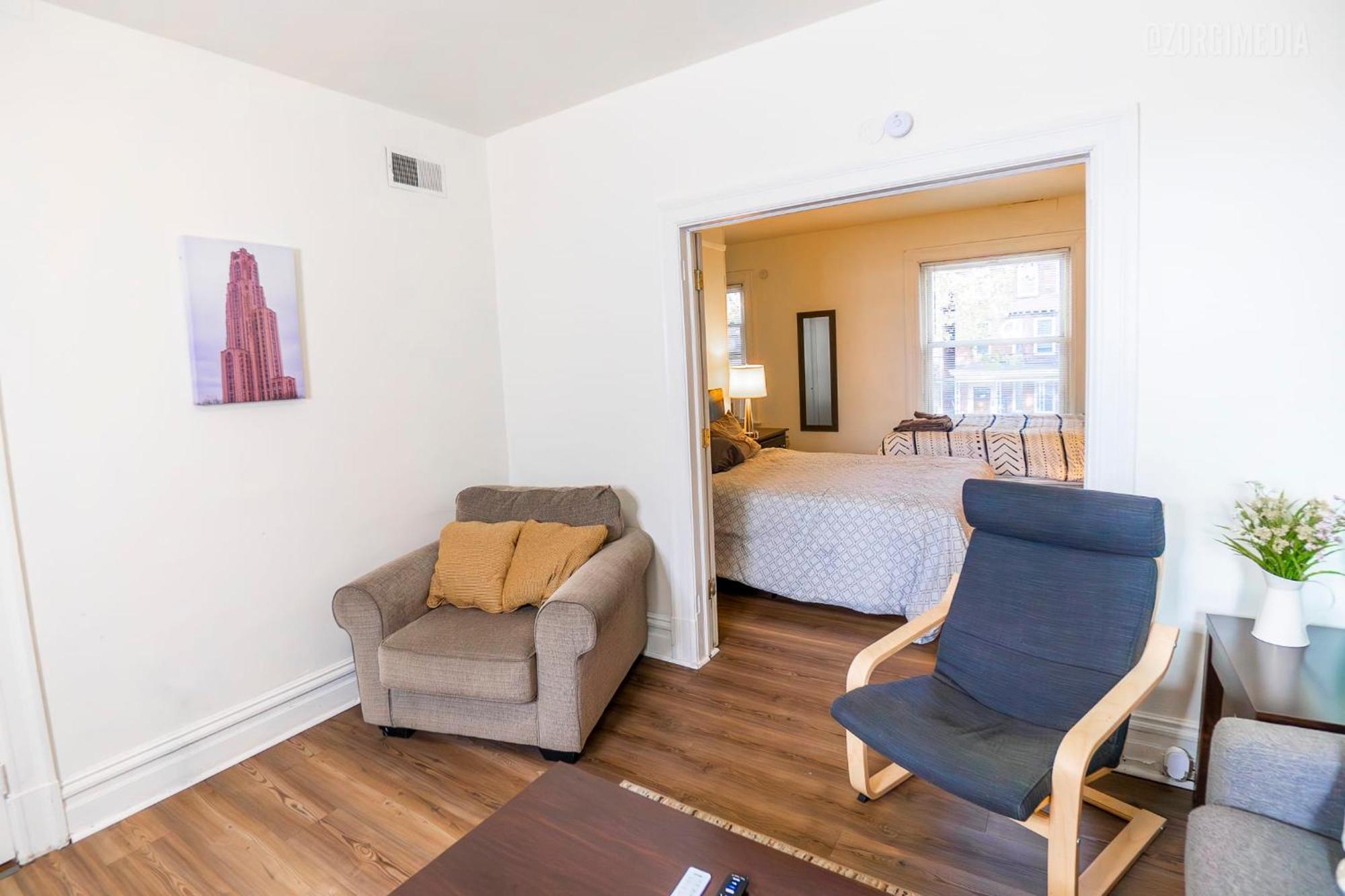 Stylish Apt - 2 Queen Bed - Easy Hospital Access Питтсбург Экстерьер фото