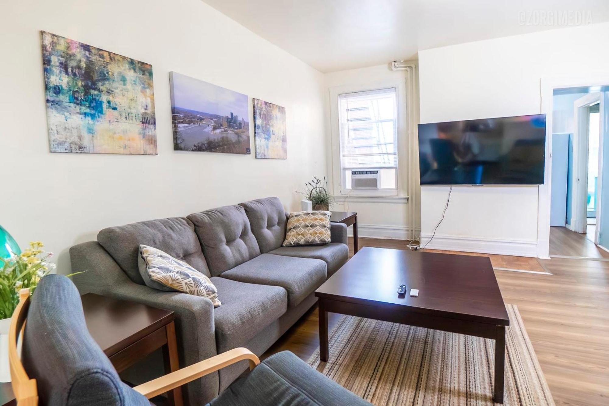 Stylish Apt - 2 Queen Bed - Easy Hospital Access Питтсбург Экстерьер фото